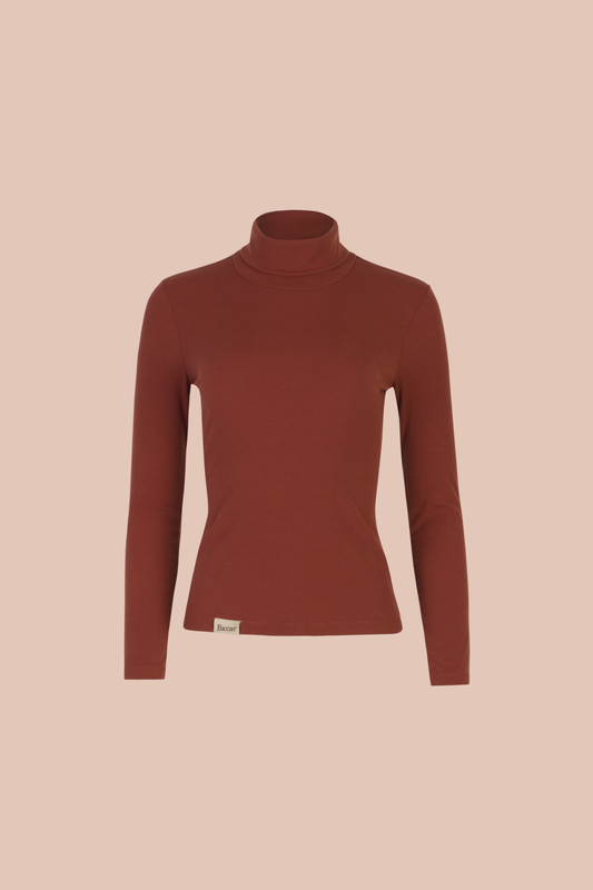 JERSEY CUELLO TORTUGA - TERRACOTA