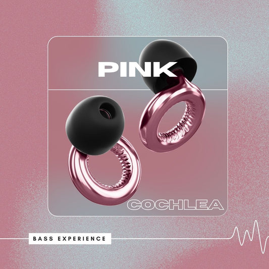 PINK COCHLEA (-18dB) - PROTECCION AUDITIVA CON ESTILO