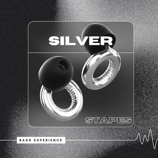 SILVER STAPES (-18dB) - PROTECCION AUDITIVA CON ESTILO