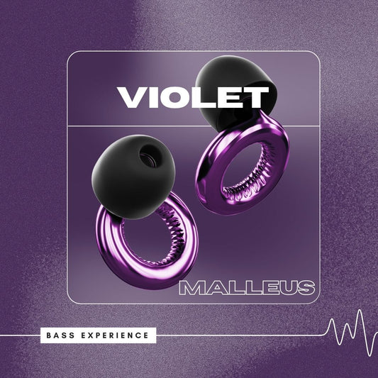 VIOLET MALLEUS (-18dB) - PROTECCION AUDITIVA CON ESTILO